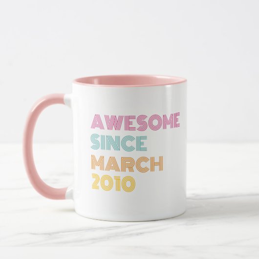 Mug 16th Birthday Gift Personalized  (Gauche)