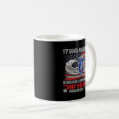 Mug 173e brigade aéroportée Équipe de combat Drapeau a (Devant droit)