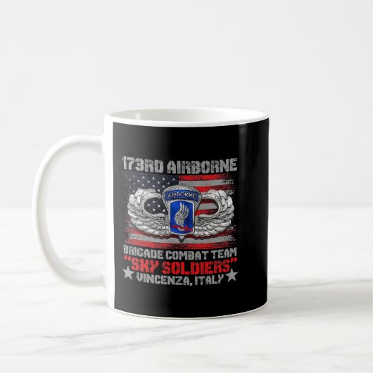 Mug 173e brigade aéroportée Équipe de combat Drapeau a (Gauche)