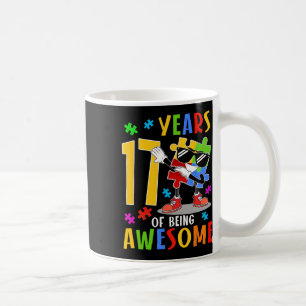 Mug 17 Ans De Génial Anniversaire Dabbing Autisme