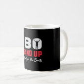 Mug 180 fléchettes Arrière-plan de fléchettes en bulle (Devant droit)