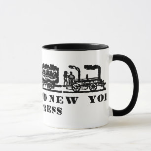 Mug 1843 Newark + New York Express Railroad