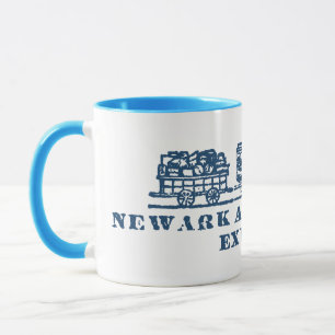 Mug 1843 Newark + New York Express Railroad