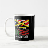 Mug 1865 - Pas le 4 juillet 1776 Drapeau de l'Indépend (Gauche)