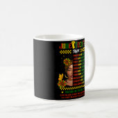 Mug 1865 Rêve comme chef Histoire noire (Devant droit)