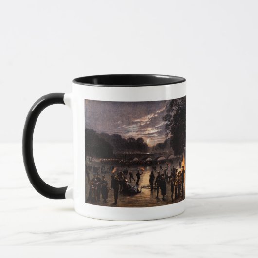 Mug 1870 Patinage sur glace à Londres (Gauche)