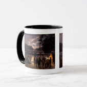 Mug 1870 Patinage sur glace à Londres (Devant gauche)
