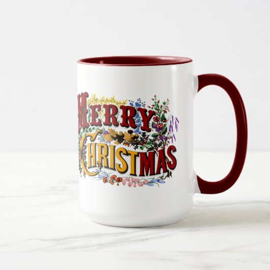 Mug 1876 Joyeux Noël Coloré (Droite)
