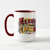 Mug 1876 Joyeux Noël Coloré (Gauche)