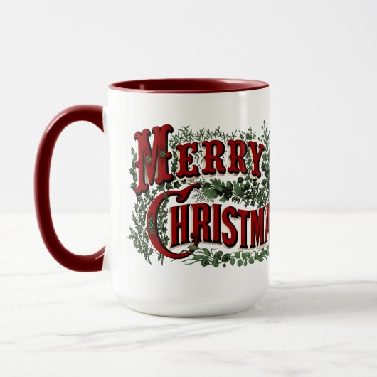 Mug 1876 Joyeux Noël vert (Gauche)