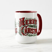 Mug 1876 Joyeux Noël vert (Devant droit)