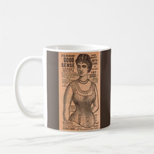 Mug 1880s Ferris Common Sense Corsets et (Gauche)