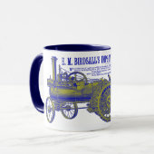 Mug 1889 Ferme de tracteur à vapeur d'Birdsall (Devant gauche)