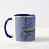 Mug 1889 Ferme de tracteur à vapeur d'Birdsall (Gauche)