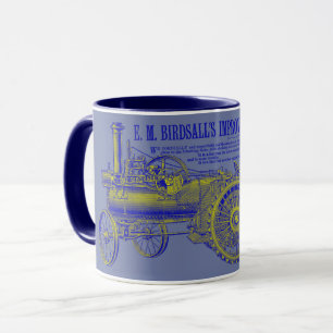Mug 1889 Ferme de tracteur à vapeur d'Birdsall