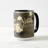 Mug 1890's photo Heirloom Jardin Mère Fille filles (Devant droit)