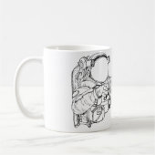 Mug 18 août 2005 - astronaute (Gauche)