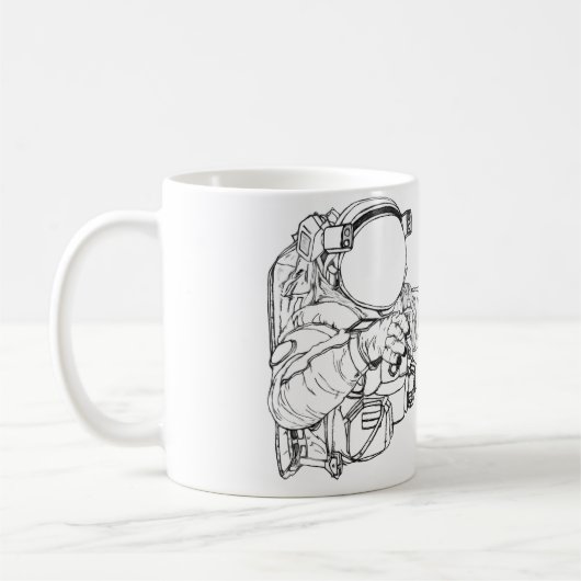 Mug 18 août 2005 - astronaute (Gauche)
