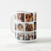 Mug 18 Grille de collage de photos - Galerie de famill (Devant gauche)