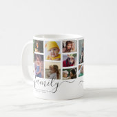 Mug 18 Photo Collage Cute Family Love Memory (Devant gauche)