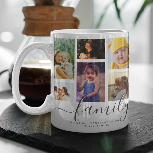 Mug 18 Photo Collage Cute Family Love Memory