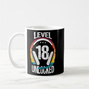 Mug 18e anniversaire cool gamer garçons filles hommes