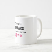 Mug 18e anniversaire de Mariage Dons amusants pour lui (Devant droit)