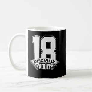 Mug 18e jour d'ouverture officielle de l'Adult Now Whi