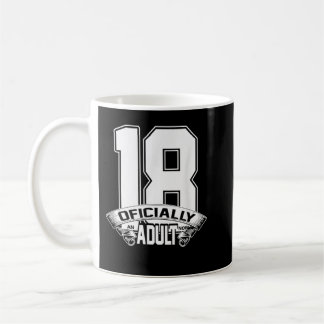 Mug 18e jour d'ouverture officielle de l'Adult Now Whi