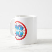 Mug 18ème Anniversaire v2 (Devant gauche)