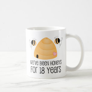 Mug 18ème Cadeau de couples d'anniversaire