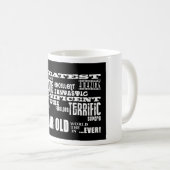 Mug 18èmes ans de fête d'anniversaire d'amusement (Devant droit)