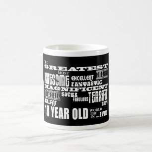 Mug 18èmes ans de fête d'anniversaire d'amusement