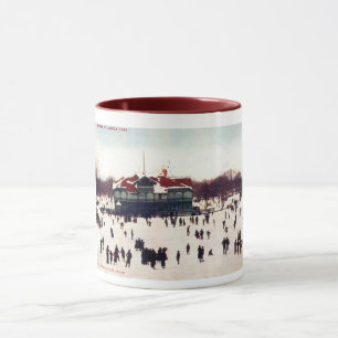 Mug 1908 Patinage à Lincoln Park, inspiration Vintage