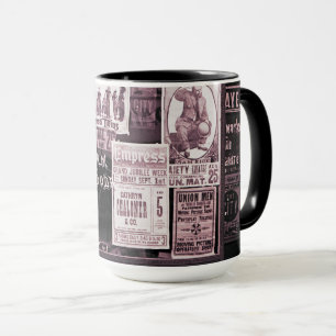 Mug 1912 Fenêtre du magasin Vaudeville Manucure Pro-Un