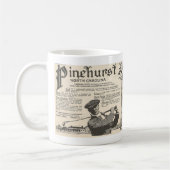 Mug 1916 Ad PINEHURST, NC Golf Destination touristique (Gauche)