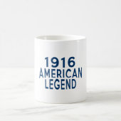 Mug 1916 conceptions d'anniversaire de légende (Centre)