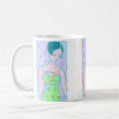 Mug 1920 Cancer Zodiac Femme en vert (Gauche)