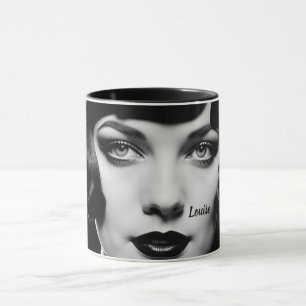 Mug 1920 Flapper a la Louise Brooks Personnaliser