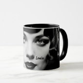 Mug 1920 Flapper a la Louise Brooks Personnaliser (Devant droit)