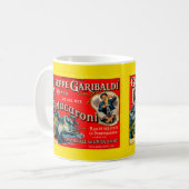 Mug 1920 Giuseppe Garibaldi macaroni étiquette (Devant gauche)