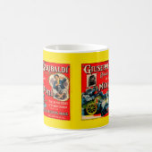 Mug 1920 Giuseppe Garibaldi macaroni étiquette (Centre)