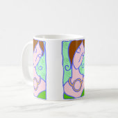 Mug 1920 Taurus Femme avec symbole vert (Devant gauche)