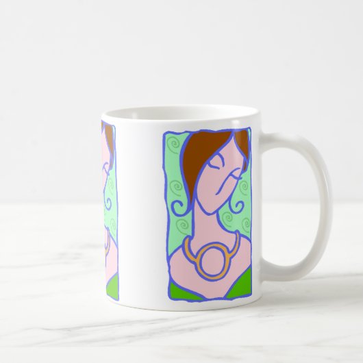 Mug 1920 Taurus Femme avec symbole vert (Droite)