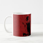 Mug 1920s Art Deco Fashion Show Model Red (Gauche)