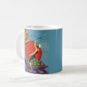 Mug 1922 Murad cigarettes lady ride tortue géante (Devant gauche)