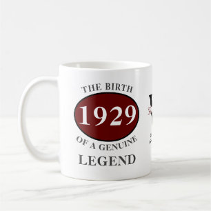 Mug 1929 90e anniversaire Monogramme Légende Ajouter v