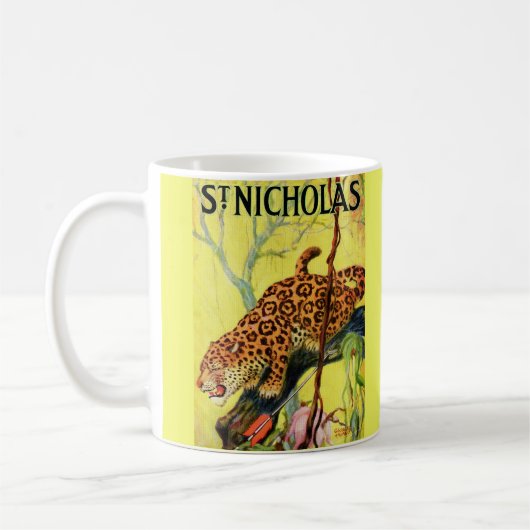 Mug 1929 Revue Saint-Nicolas couverture léopard (Gauche)