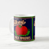 Mug  1930 Elkay Solid Pack Tomates peut étiquette (Devant gauche)