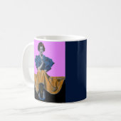 Mug 1934 jolie dame profitant d'un Chesterfield (Devant gauche)